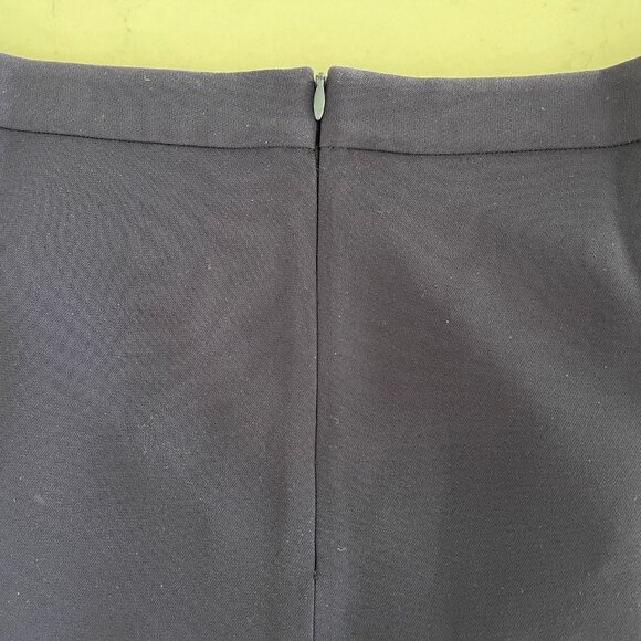 Lacoste A-Line 100% Polyester Lined Mini Skirt Purple + Black Sz 38F/28US NWOT - Picture 5 of 11
